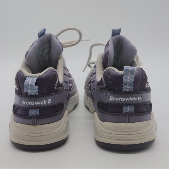 Brunswick LAZER K518-7 Sz 6.5 M Purple Bowling Shoes - Picture 4 of 9